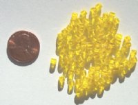 100 4mm Cube Yellow